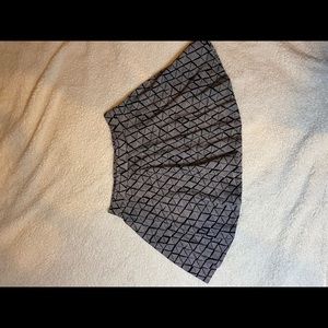 Tribal pattern skater skirt